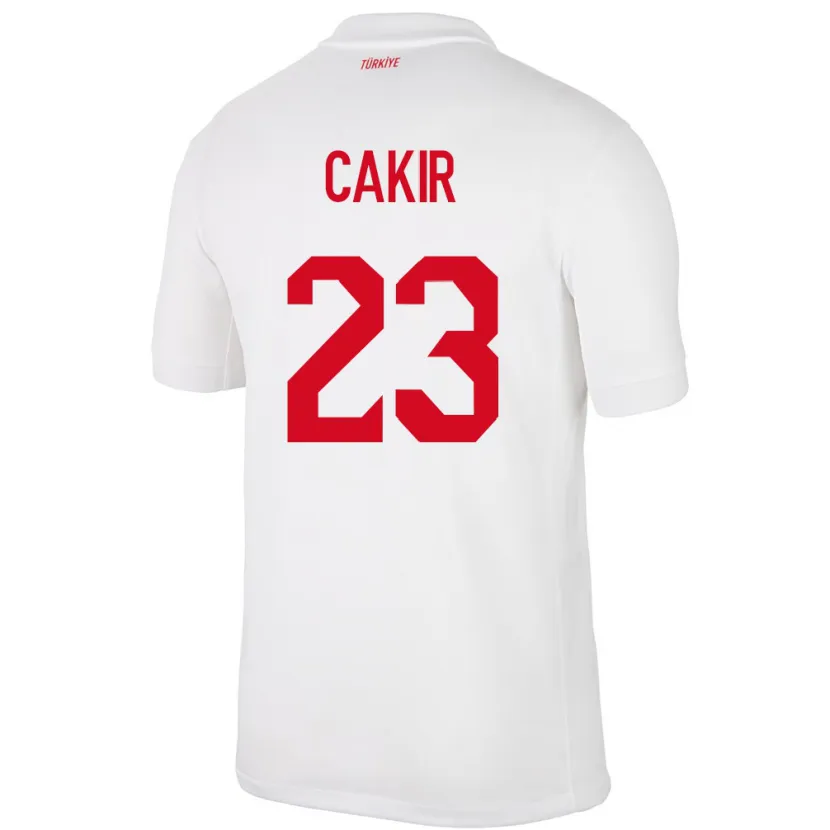 Danxen Kinder Türkei Uğurcan Çakır #23 Weiß Heimtrikot Trikot 24-26 T-Shirt