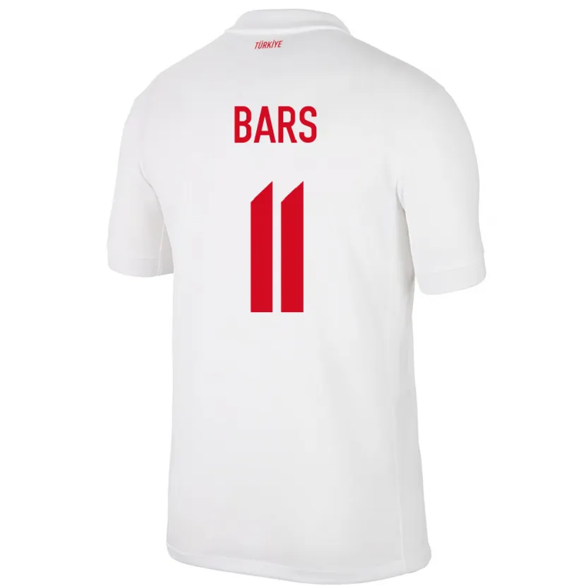 Danxen Kinder Türkei Emir Bars #11 Weiß Heimtrikot Trikot 24-26 T-Shirt