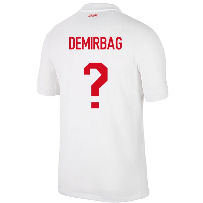 Danxen Kinder Türkei Ozan Demirbağ #0 Weiß Heimtrikot Trikot 24-26 T-Shirt