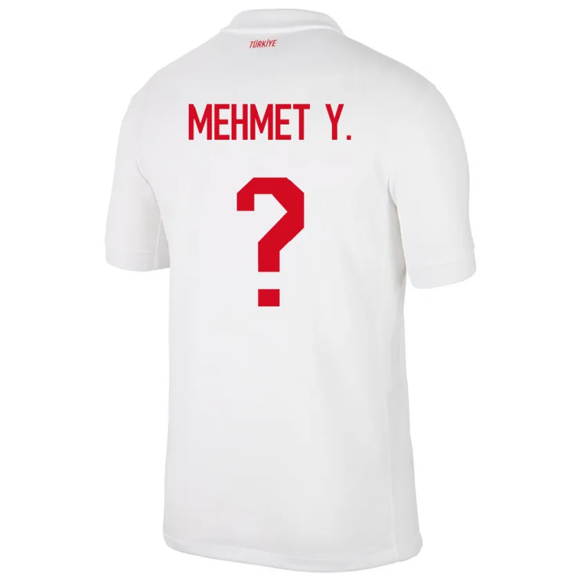 Danxen Kinder Türkei Mehmet Yildirim #0 Weiß Heimtrikot Trikot 24-26 T-Shirt
