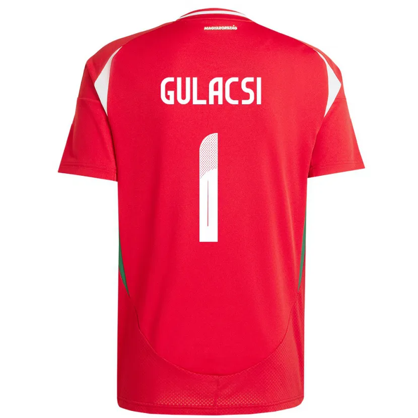 Danxen Kinder Ungarn Péter Gulácsi #1 Rot Heimtrikot Trikot 24-26 T-Shirt