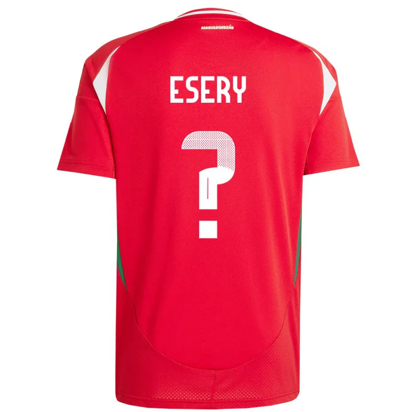 Danxen Kinder Ungarn Desmond Esery #0 Rot Heimtrikot Trikot 24-26 T-Shirt