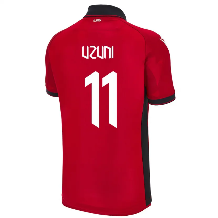 Danxen Kinder Albanien Myrto Uzuni #11 Rot Heimtrikot Trikot 24-26 T-Shirt