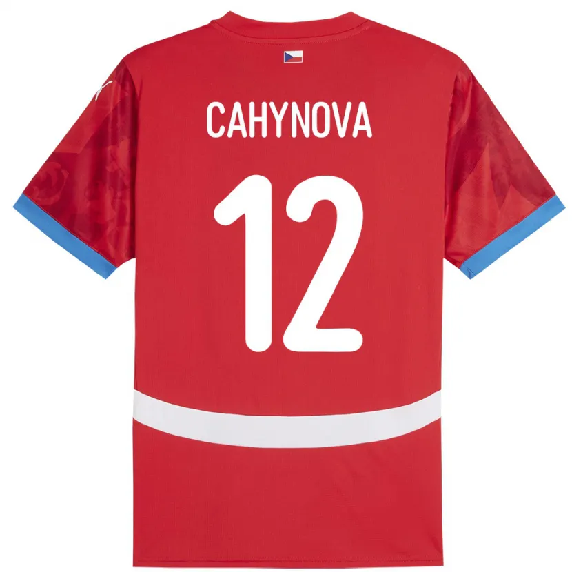 Danxen Kinder Tschechien Klára Cahynová #12 Rot Heimtrikot Trikot 24-26 T-Shirt