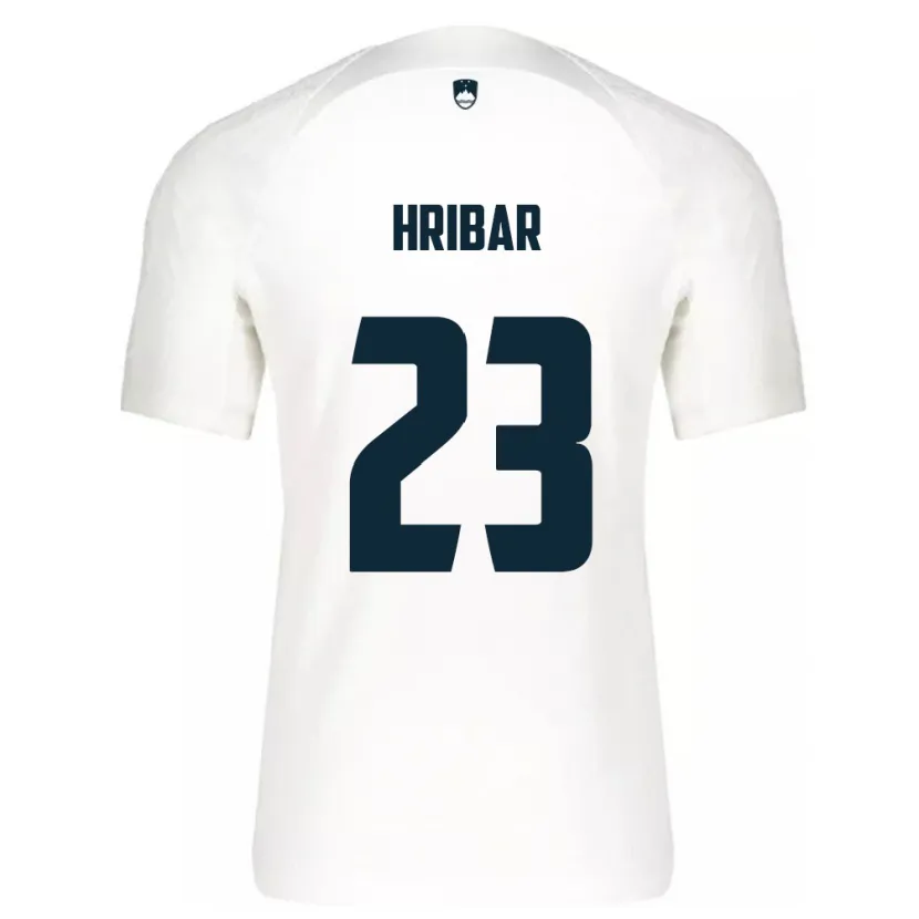 Danxen Kinder Slowenien Lan Hribar #23 Weiß Heimtrikot Trikot 24-26 T-Shirt