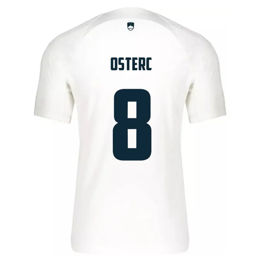 Danxen Kinder Slowenien Niko Osterc #8 Weiß Heimtrikot Trikot 24-26 T-Shirt