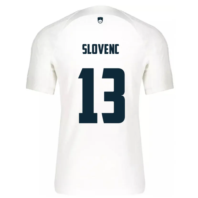 Danxen Kinder Slowenien Nejc Slovenc #13 Weiß Heimtrikot Trikot 24-26 T-Shirt