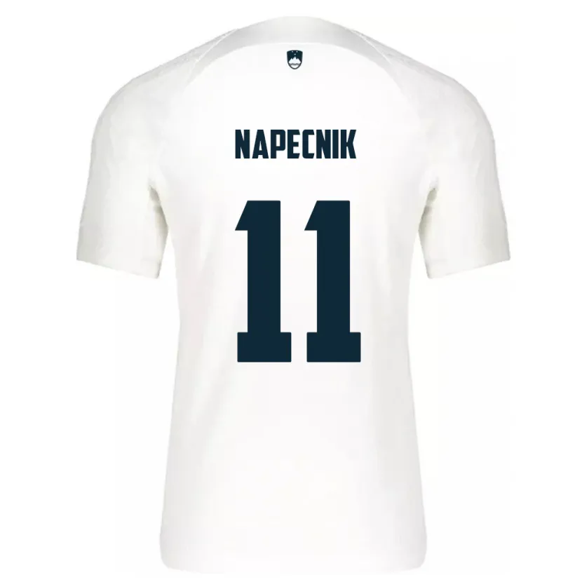 Danxen Kinder Slowenien Gal Napecnik #11 Weiß Heimtrikot Trikot 24-26 T-Shirt