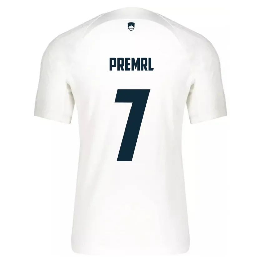 Danxen Kinder Slowenien Jaka Premrl #7 Weiß Heimtrikot Trikot 24-26 T-Shirt