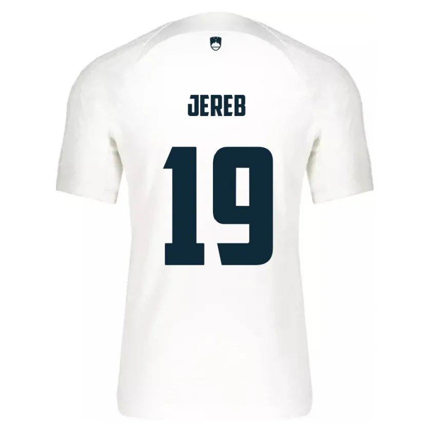 Danxen Kinder Slowenien David Jereb #19 Weiß Heimtrikot Trikot 24-26 T-Shirt