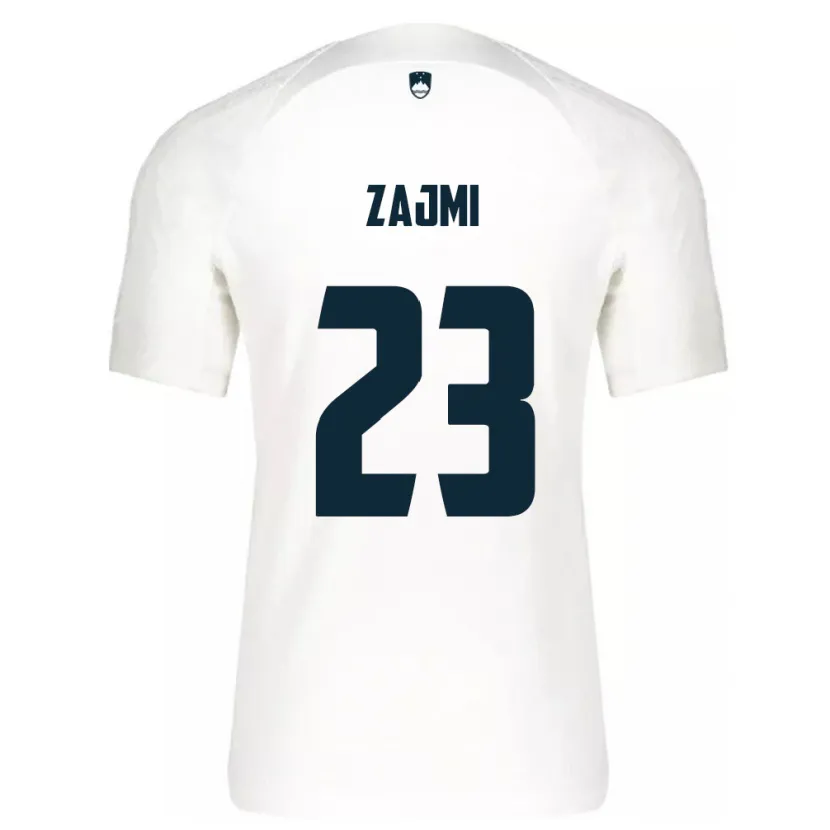 Danxen Kinder Slowenien Luana Zajmi #23 Weiß Heimtrikot Trikot 24-26 T-Shirt