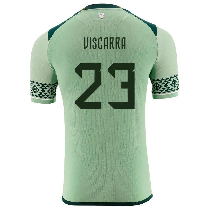 Danxen Kinder Bolivien Guillermo Viscarra #23 Hellgrün Heimtrikot Trikot 24-26 T-Shirt