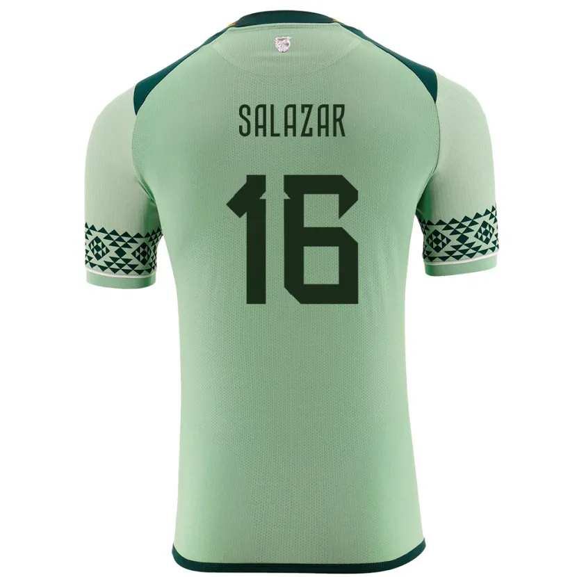 Danxen Kinder Bolivien Marco Salazar #16 Hellgrün Heimtrikot Trikot 24-26 T-Shirt