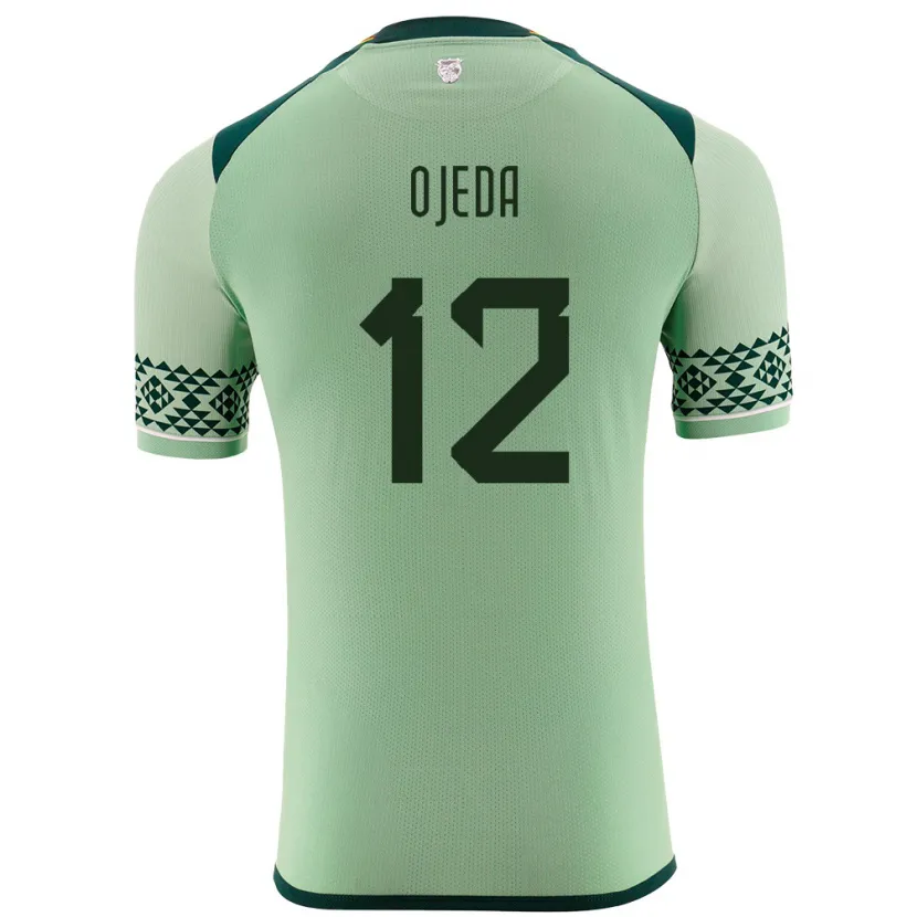Danxen Kinder Bolivien Vanessa Ojeda #12 Hellgrün Heimtrikot Trikot 24-26 T-Shirt