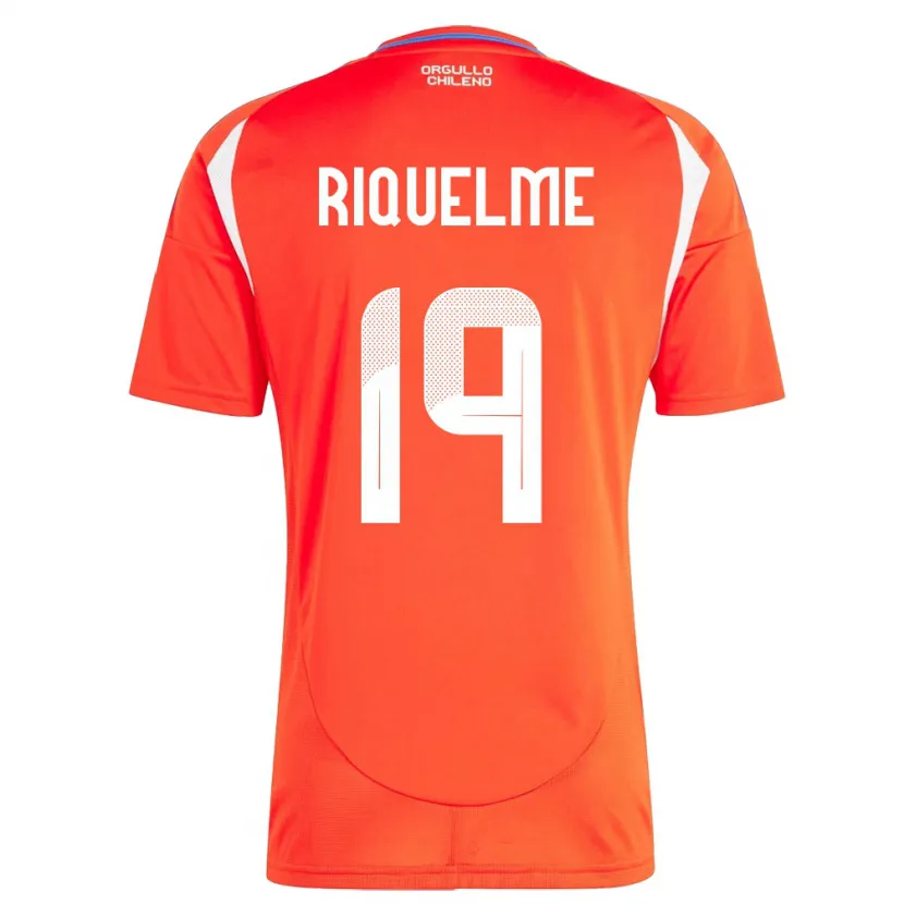 Danxen Kinder Chile Benjamín Riquelme #19 Rot Heimtrikot Trikot 24-26 T-Shirt