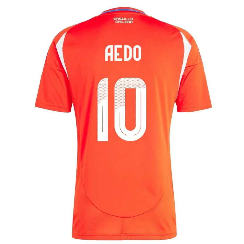 Danxen Kinder Chile Yanara Aedo #10 Rot Heimtrikot Trikot 24-26 T-Shirt