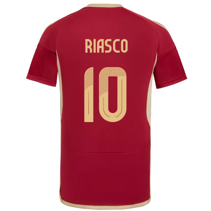 Danxen Kinder Venezuela José Riasco #10 Burgund Heimtrikot Trikot 24-26 T-Shirt