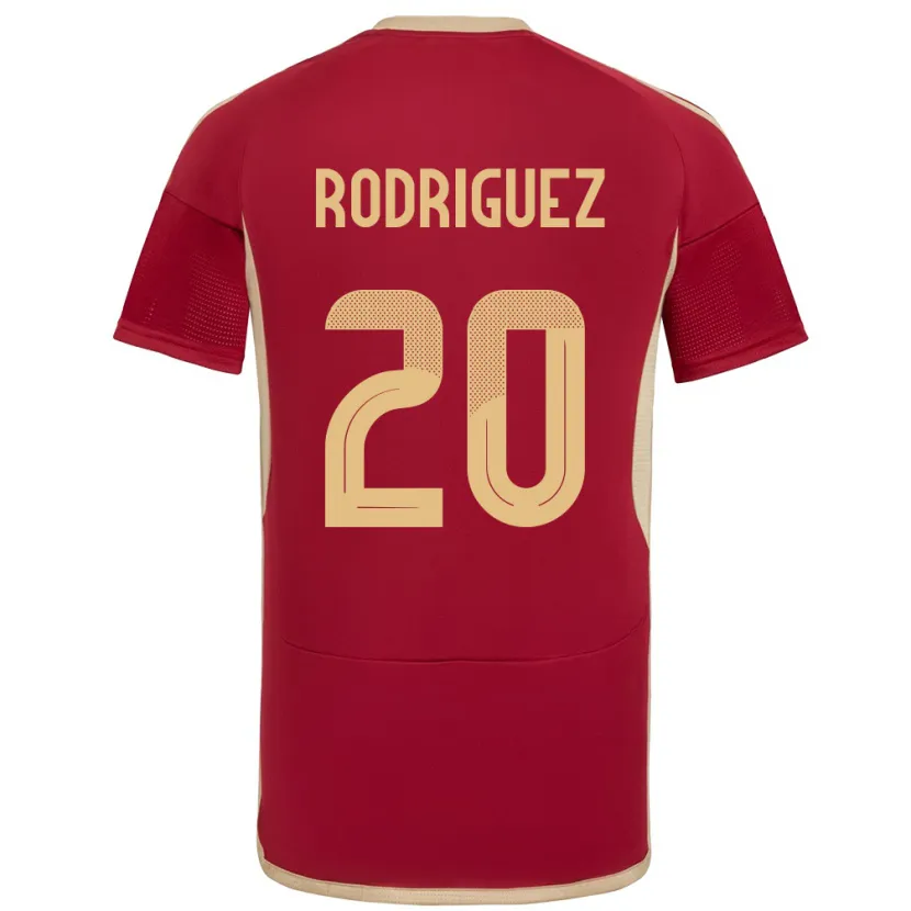 Danxen Kinder Venezuela Dayana Rodríguez #20 Burgund Heimtrikot Trikot 24-26 T-Shirt