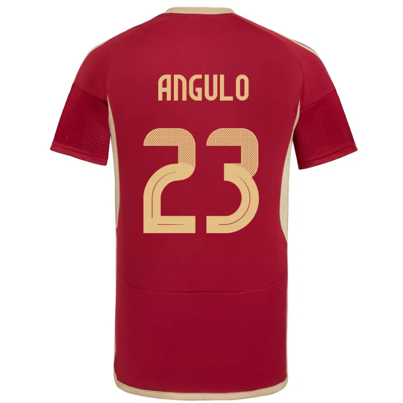 Danxen Kinder Venezuela Gabriela Angulo #23 Burgund Heimtrikot Trikot 24-26 T-Shirt