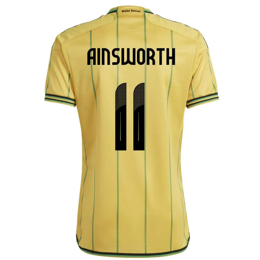 Danxen Kinder Jamaika Christopher Ainsworth #11 Gelb Heimtrikot Trikot 24-26 T-Shirt