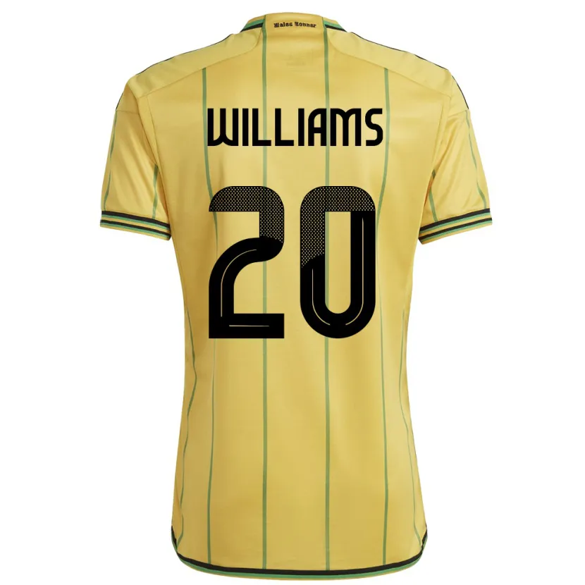 Danxen Kinder Jamaika Victoria Williams #20 Gelb Heimtrikot Trikot 24-26 T-Shirt