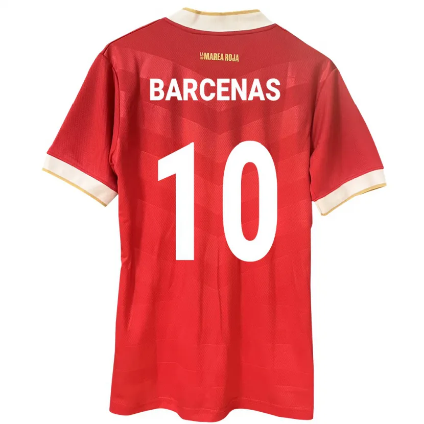 Danxen Kinder Panama Yoel Bárcenas #10 Rot Heimtrikot Trikot 24-26 T-Shirt