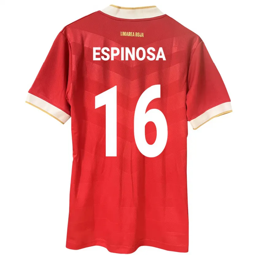 Danxen Kinder Panama Rebeca Espinosa #16 Rot Heimtrikot Trikot 24-26 T-Shirt