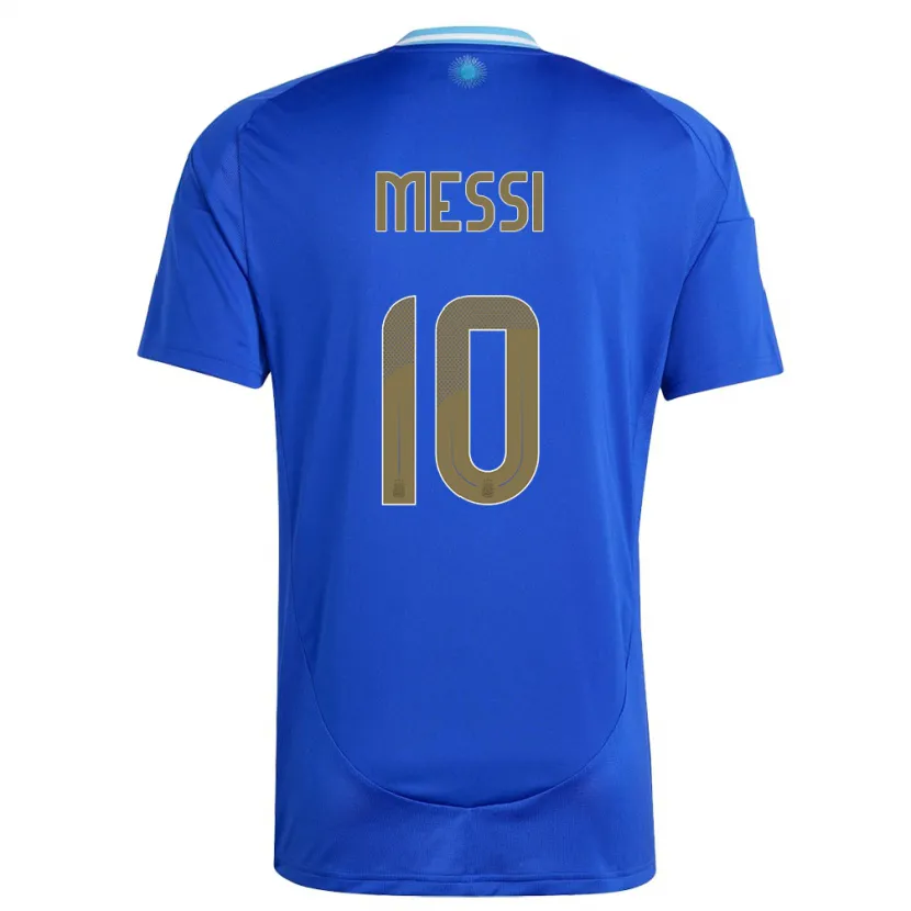 Danxen Kinder Argentinien Lionel Messi #10 Blau Auswärtstrikot Trikot 24-26 T-Shirt