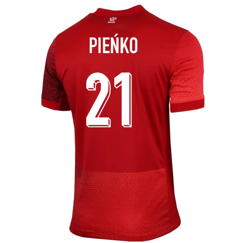 Danxen Kinder Polen Tomasz Pienko #21 Rot Auswärtstrikot Trikot 24-26 T-Shirt