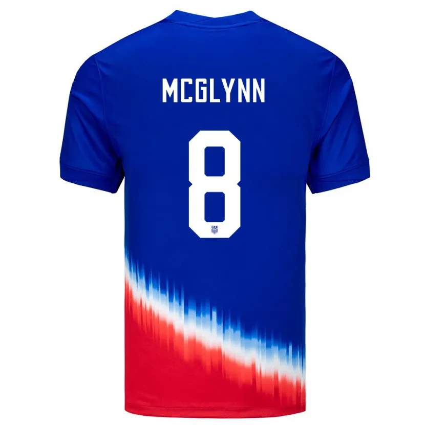 Danxen Kinder Vereinigte Staaten Jack Mcglynn #8 Blau Auswärtstrikot Trikot 24-26 T-Shirt
