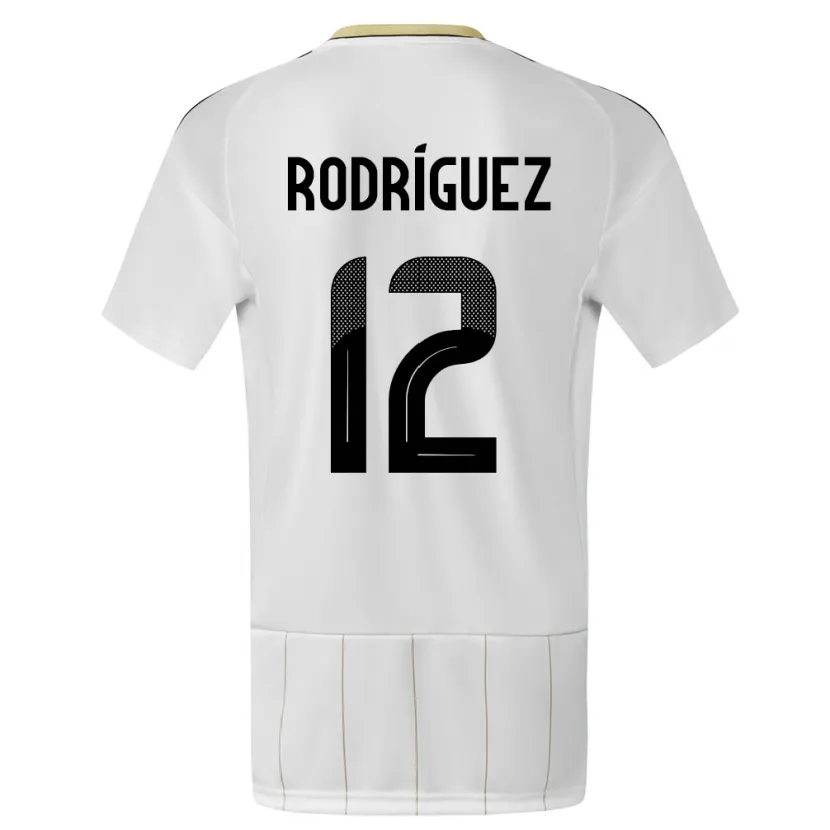 Danxen Kinder Costa Rica Lixy Rodriguez #12 Weiß Auswärtstrikot Trikot 24-26 T-Shirt