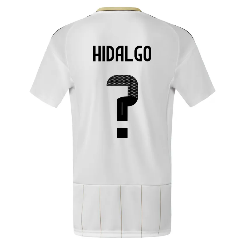 Danxen Kinder Costa Rica Pablo Hidalgo #0 Weiß Auswärtstrikot Trikot 24-26 T-Shirt
