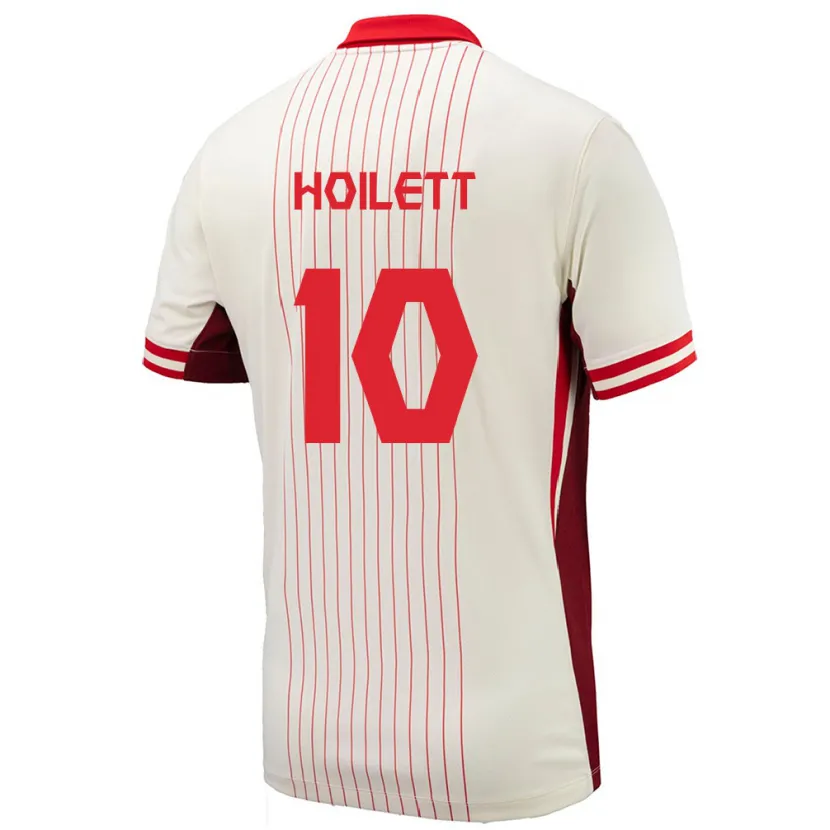 Danxen Kinder Kanada David Junior Hoilett #10 Weiß Auswärtstrikot Trikot 24-26 T-Shirt