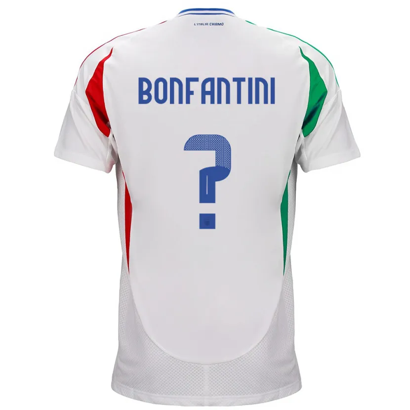 Danxen Kinder Italien Agnese Bonfantini #0 Weiß Auswärtstrikot Trikot 24-26 T-Shirt