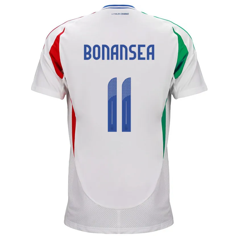 Danxen Kinder Italien Barbara Bonansea #11 Weiß Auswärtstrikot Trikot 24-26 T-Shirt