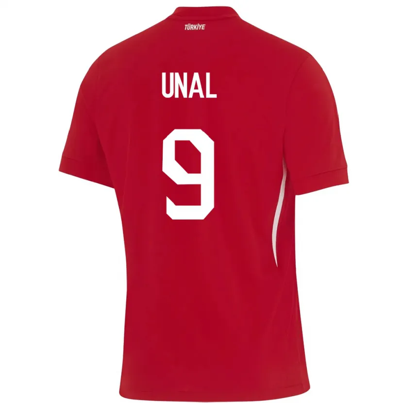 Danxen Kinder Türkei Enes Ünal #9 Rot Auswärtstrikot Trikot 24-26 T-Shirt