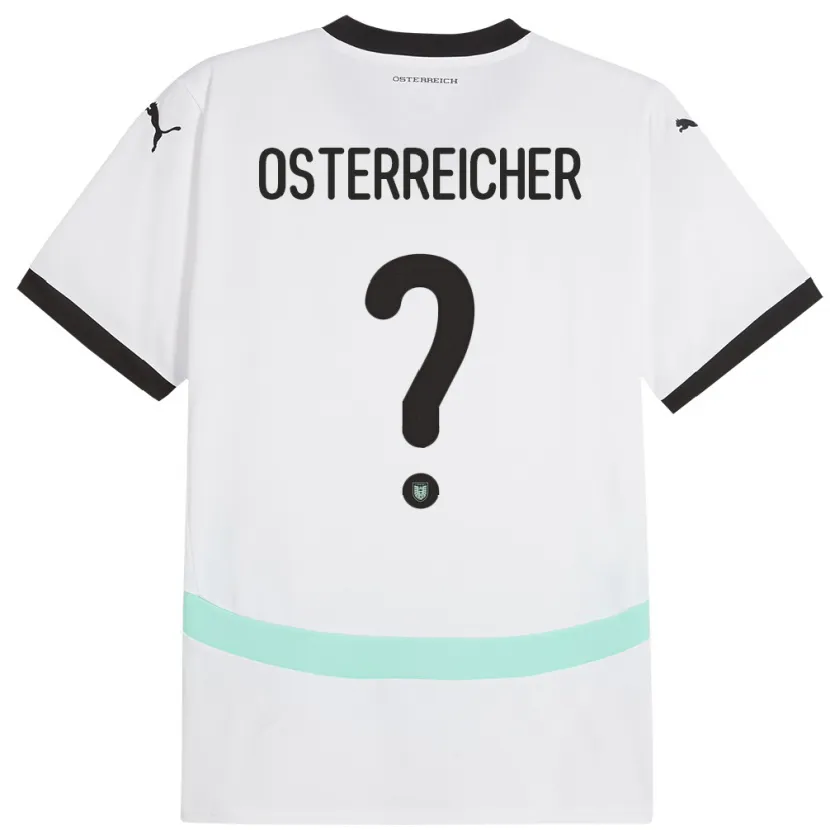 Danxen Kinder Österreich Marijan Österreicher #0 Weiß Auswärtstrikot Trikot 24-26 T-Shirt