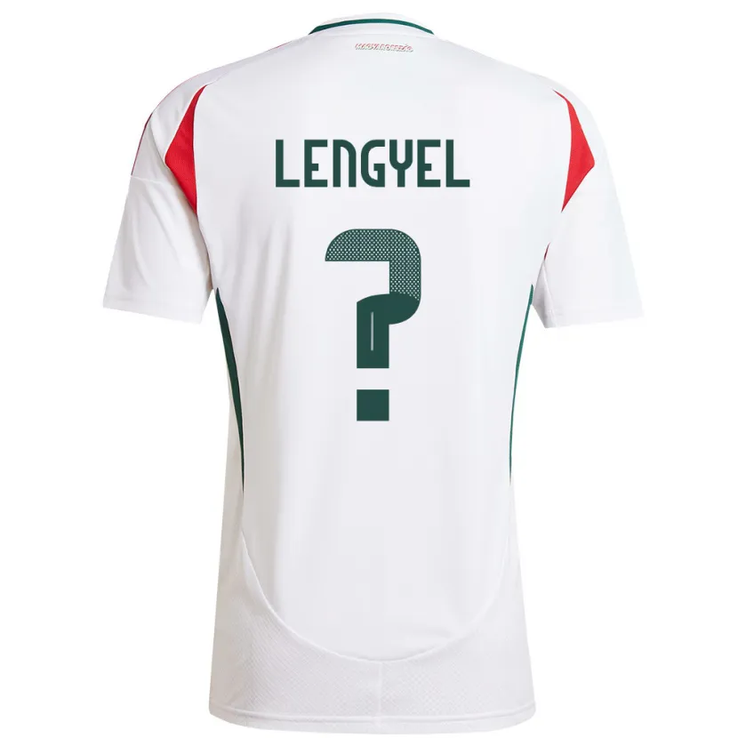 Danxen Kinder Ungarn Noel Lengyel #0 Weiß Auswärtstrikot Trikot 24-26 T-Shirt
