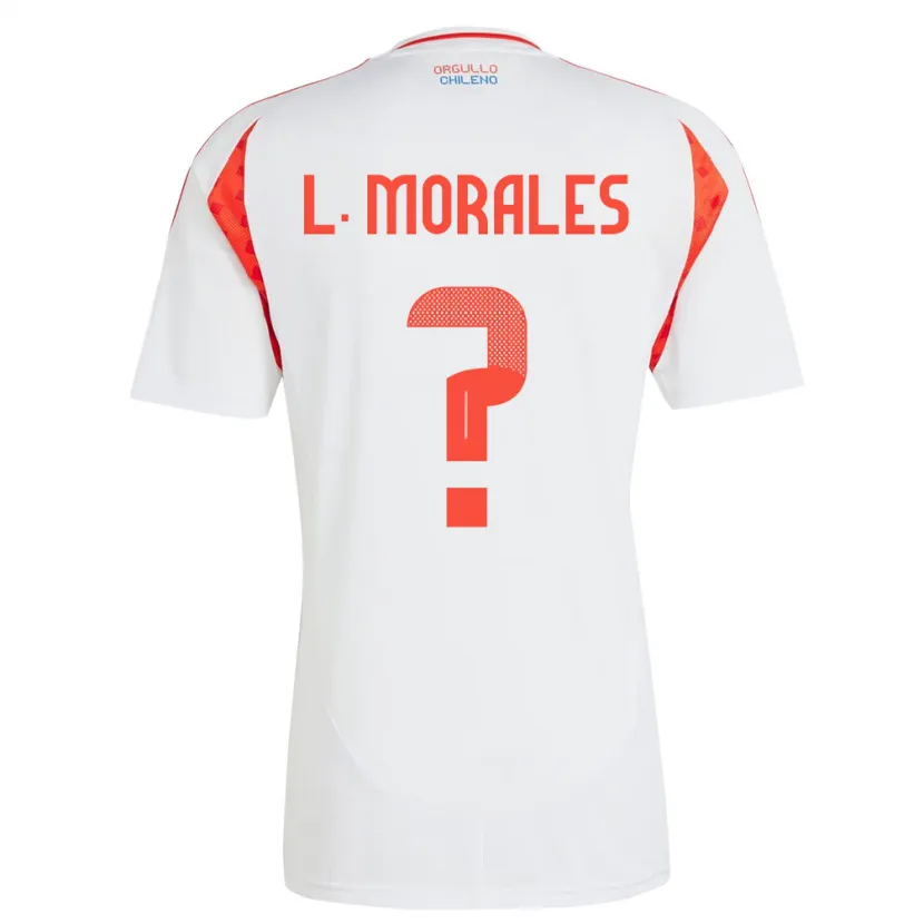Danxen Kinder Chile Lauryn Morales #0 Weiß Auswärtstrikot Trikot 24-26 T-Shirt