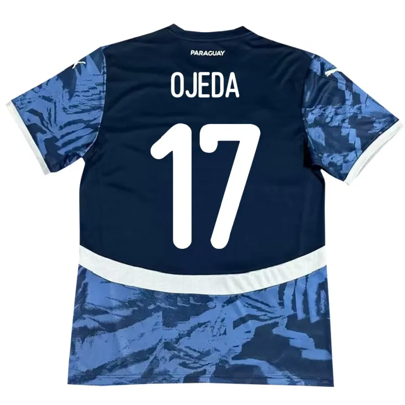 Danxen Kinder Paraguay Deisy Ojeda #17 Blau Auswärtstrikot Trikot 24-26 T-Shirt