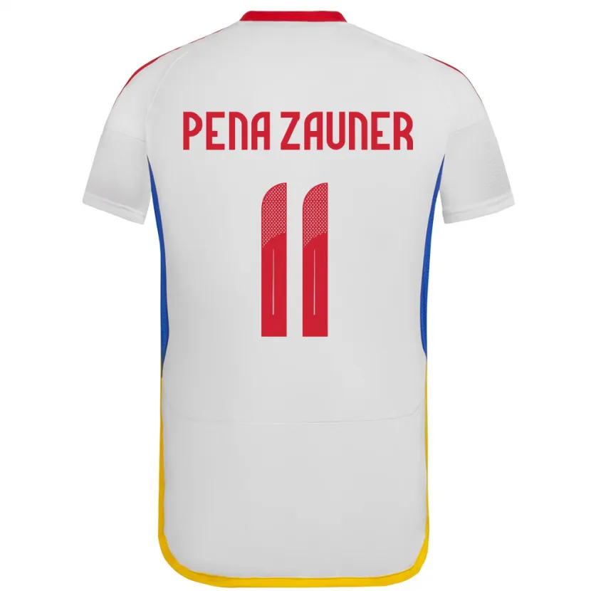 Danxen Kinder Venezuela Enrique Peña Zauner #11 Weiß Auswärtstrikot Trikot 24-26 T-Shirt