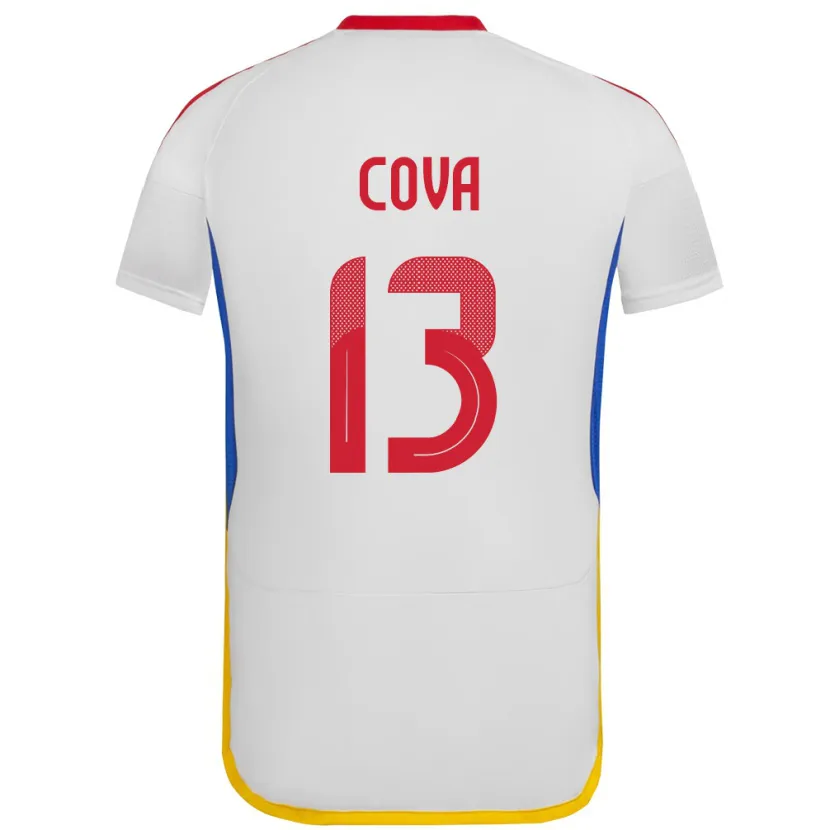 Danxen Kinder Venezuela Alejandro Cova #13 Weiß Auswärtstrikot Trikot 24-26 T-Shirt