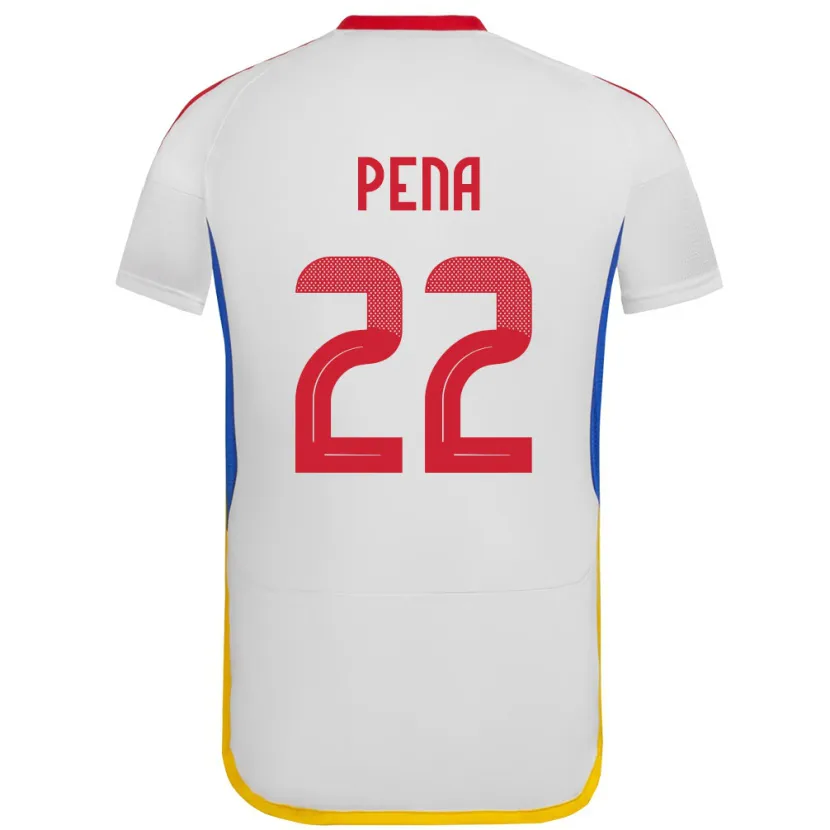 Danxen Kinder Venezuela Lewuis Peña #22 Weiß Auswärtstrikot Trikot 24-26 T-Shirt