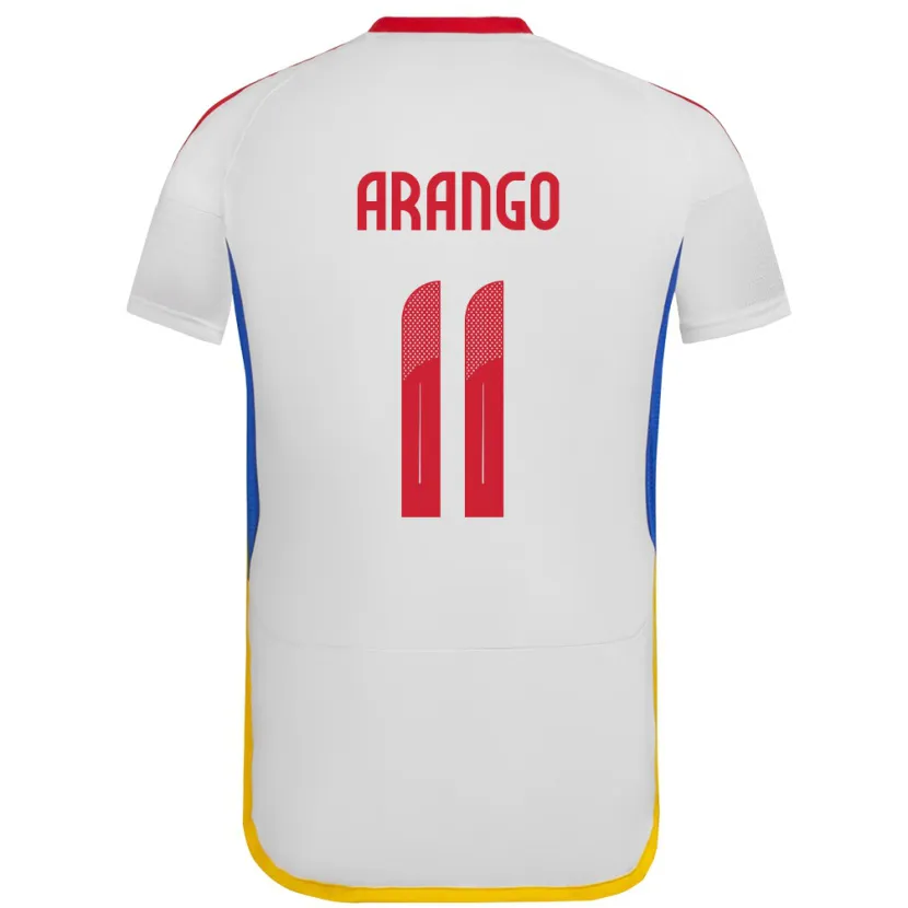 Danxen Kinder Venezuela Juan Arango #11 Weiß Auswärtstrikot Trikot 24-26 T-Shirt