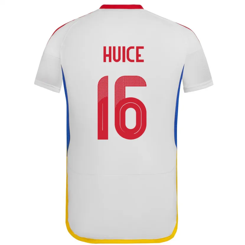 Danxen Kinder Venezuela Frangel Huice #16 Weiß Auswärtstrikot Trikot 24-26 T-Shirt