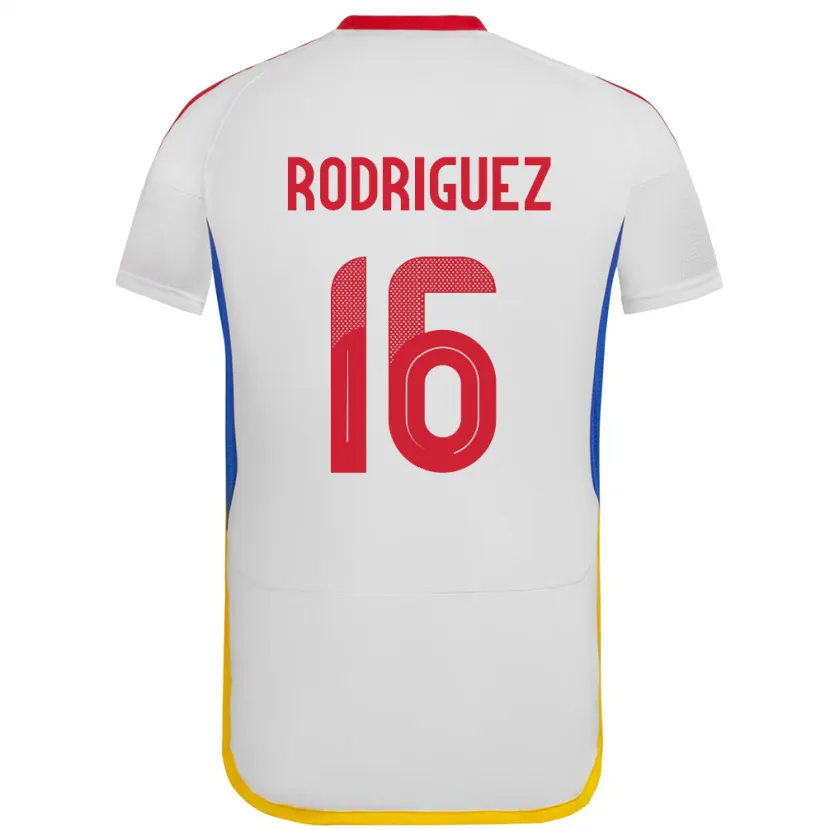 Danxen Kinder Venezuela Arianna Rodríguez #16 Weiß Auswärtstrikot Trikot 24-26 T-Shirt