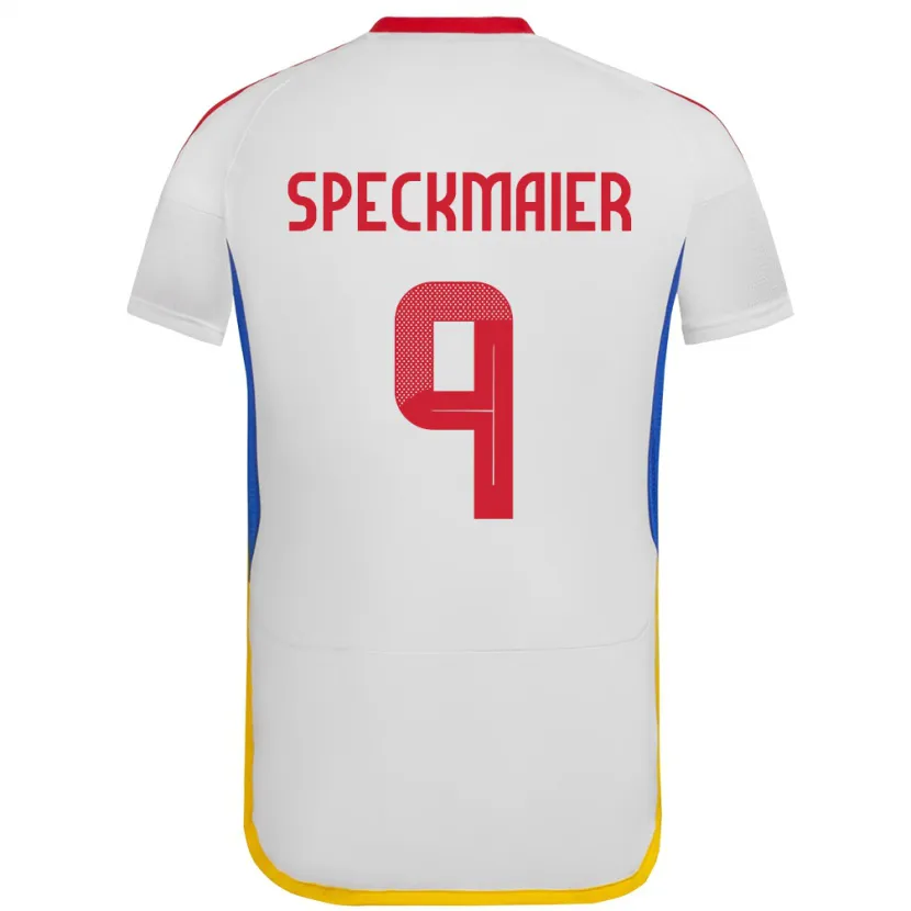 Danxen Kinder Venezuela Mariana Speckmaier #9 Weiß Auswärtstrikot Trikot 24-26 T-Shirt