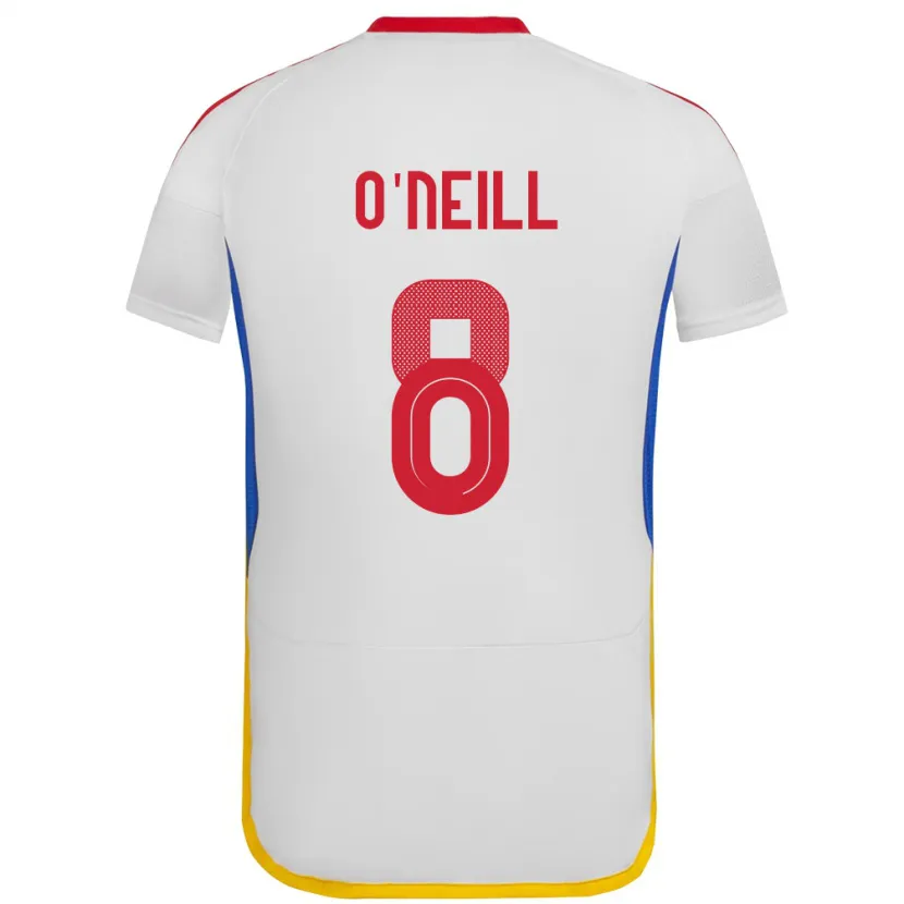 Danxen Kinder Venezuela Sonia O'neill #8 Weiß Auswärtstrikot Trikot 24-26 T-Shirt