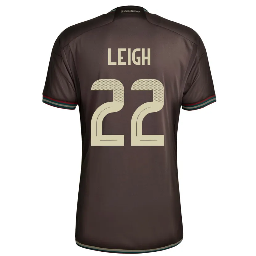 Danxen Kinder Jamaika Greg Leigh #22 Nachtbraun Auswärtstrikot Trikot 24-26 T-Shirt