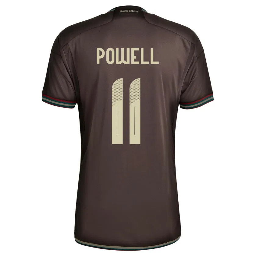 Danxen Kinder Jamaika Destiny Powell #11 Nachtbraun Auswärtstrikot Trikot 24-26 T-Shirt